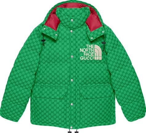 gucci the north face green jacket|north face Gucci full collection.